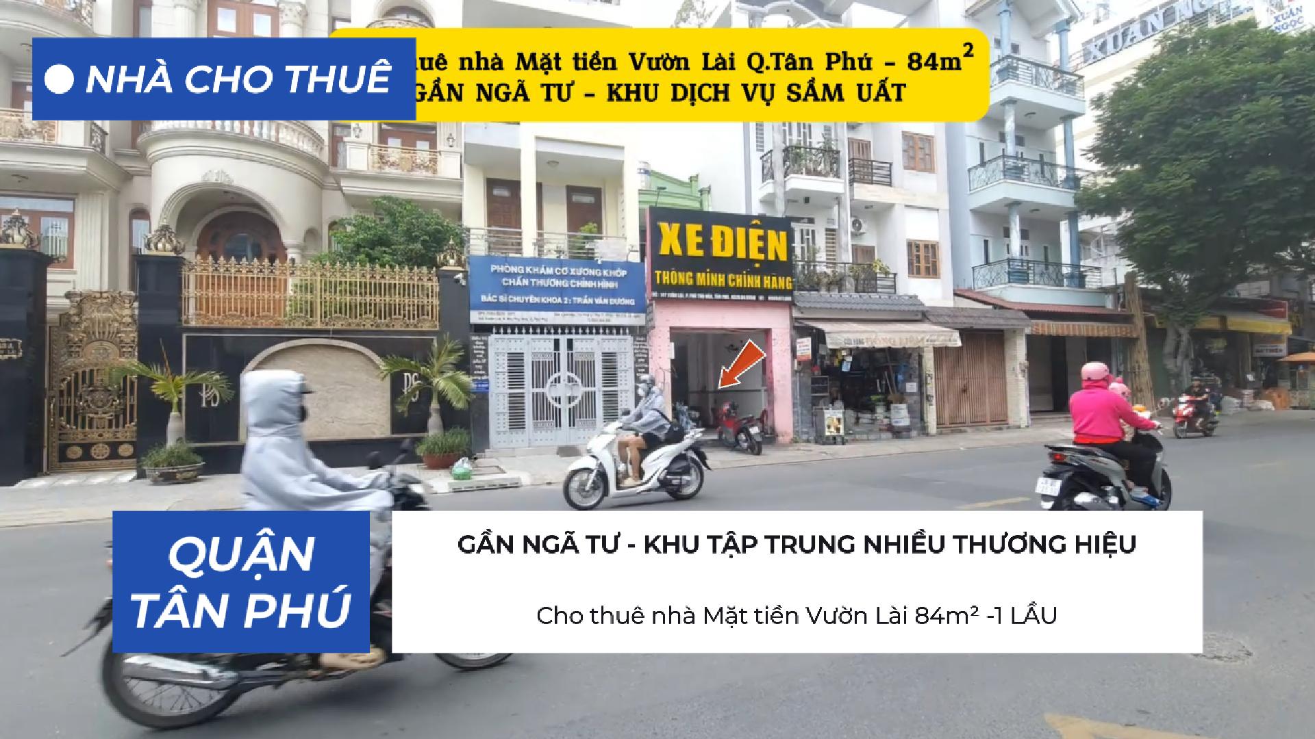 Cho thuê nhà Mặt tiền Vườn Lài 84m² -1 LẦU- 20Triệu - Ảnh chính